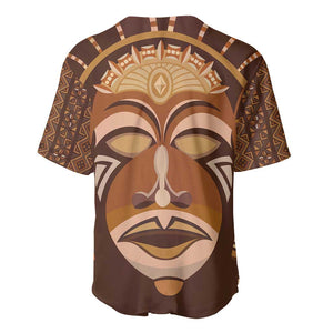 African Women Baseball Jersey Tribal Ethnic Mask