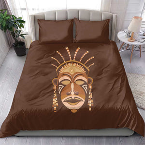 African Women Bedding Set Tribal Ethnic Mask