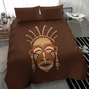 African Women Bedding Set Tribal Ethnic Mask