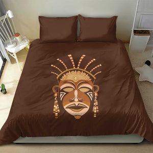 African Women Bedding Set Tribal Ethnic Mask