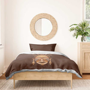 African Women Bedding Set Tribal Ethnic Mask