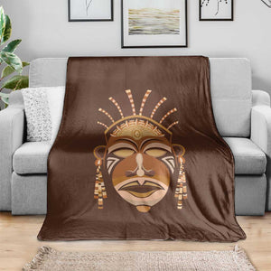 African Women Blanket Tribal Ethnic Mask