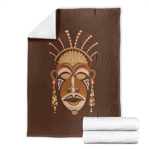 African Women Blanket Tribal Ethnic Mask