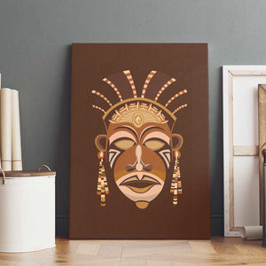 African Women Canvas Wall Art Tribal Ethnic Mask