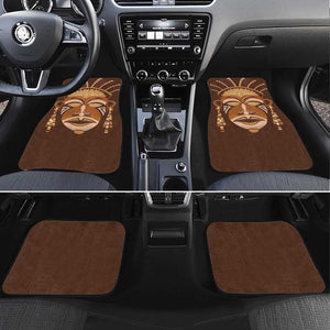 African Women Car Mats Tribal Ethnic Mask