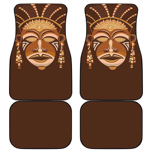 African Women Car Mats Tribal Ethnic Mask