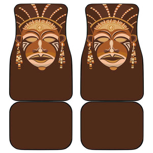 African Women Car Mats Tribal Ethnic Mask