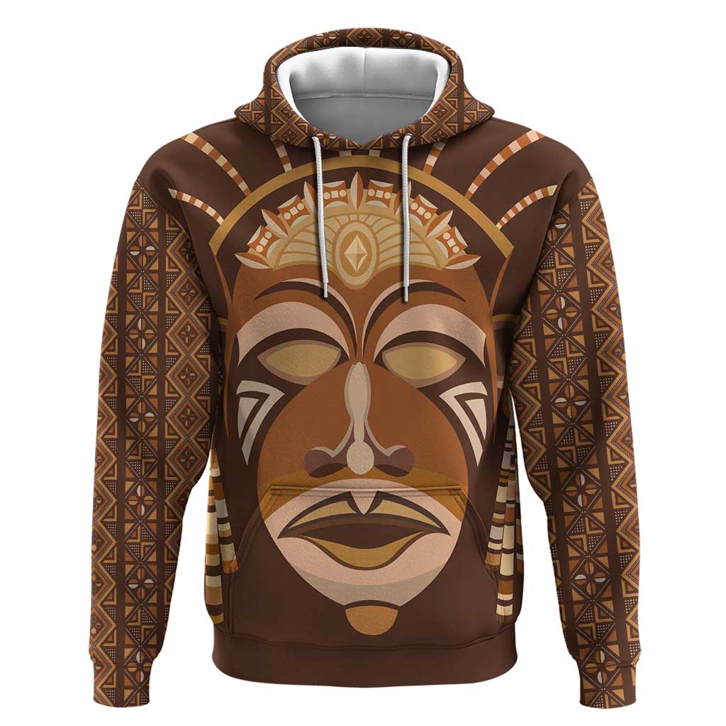 African Women Hoodie Tribal Ethnic Mask