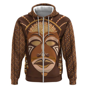 African Women Hoodie Tribal Ethnic Mask