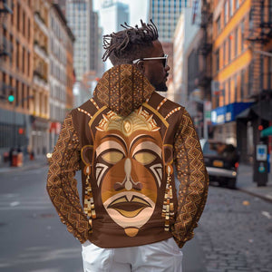 African Women Hoodie Tribal Ethnic Mask