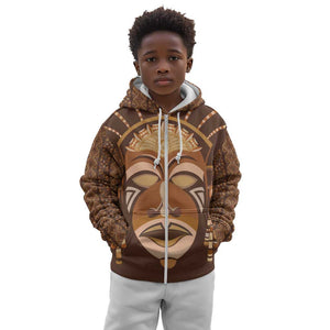 African Women Kid Hoodie Tribal Ethnic Mask