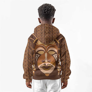 African Women Kid Hoodie Tribal Ethnic Mask