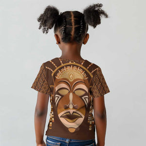 African Women Kid T shirt Tribal Ethnic Mask