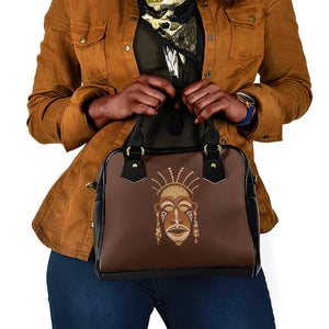 African Women Shoulder Handbag Tribal Ethnic Mask