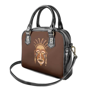 African Women Shoulder Handbag Tribal Ethnic Mask