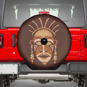 African Women Spare Tire Cover Tribal Ethnic Mask