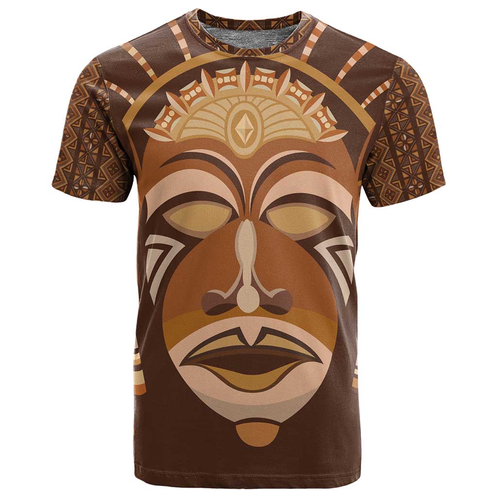 African Women T shirt Tribal Ethnic Mask