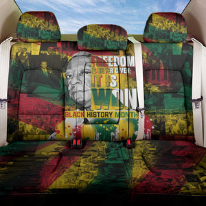 Freedom Is Never Given It Is Won Back Car Seat Cover Asa Philip Randolph