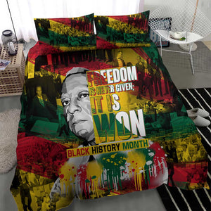 Freedom Is Never Given It Is Won Bedding Set Asa Philip Randolph