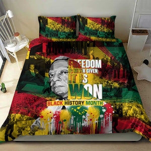 Freedom Is Never Given It Is Won Bedding Set Asa Philip Randolph