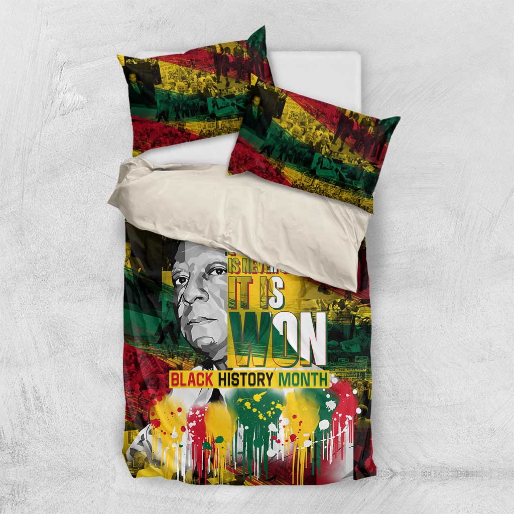 Freedom Is Never Given It Is Won Bedding Set Asa Philip Randolph