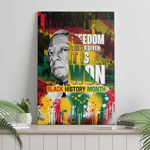 Freedom Is Never Given It Is Won Canvas Wall Art Asa Philip Randolph