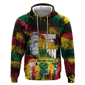 Freedom Is Never Given It Is Won Hoodie Asa Philip Randolph