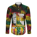 Freedom Is Never Given It Is Won Long Sleeve Button Shirt Asa Philip Randolph