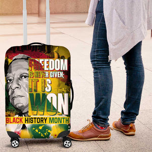 Freedom Is Never Given It Is Won Luggage Cover Asa Philip Randolph