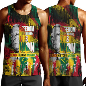 Freedom Is Never Given It Is Won Men Tank Top Asa Philip Randolph