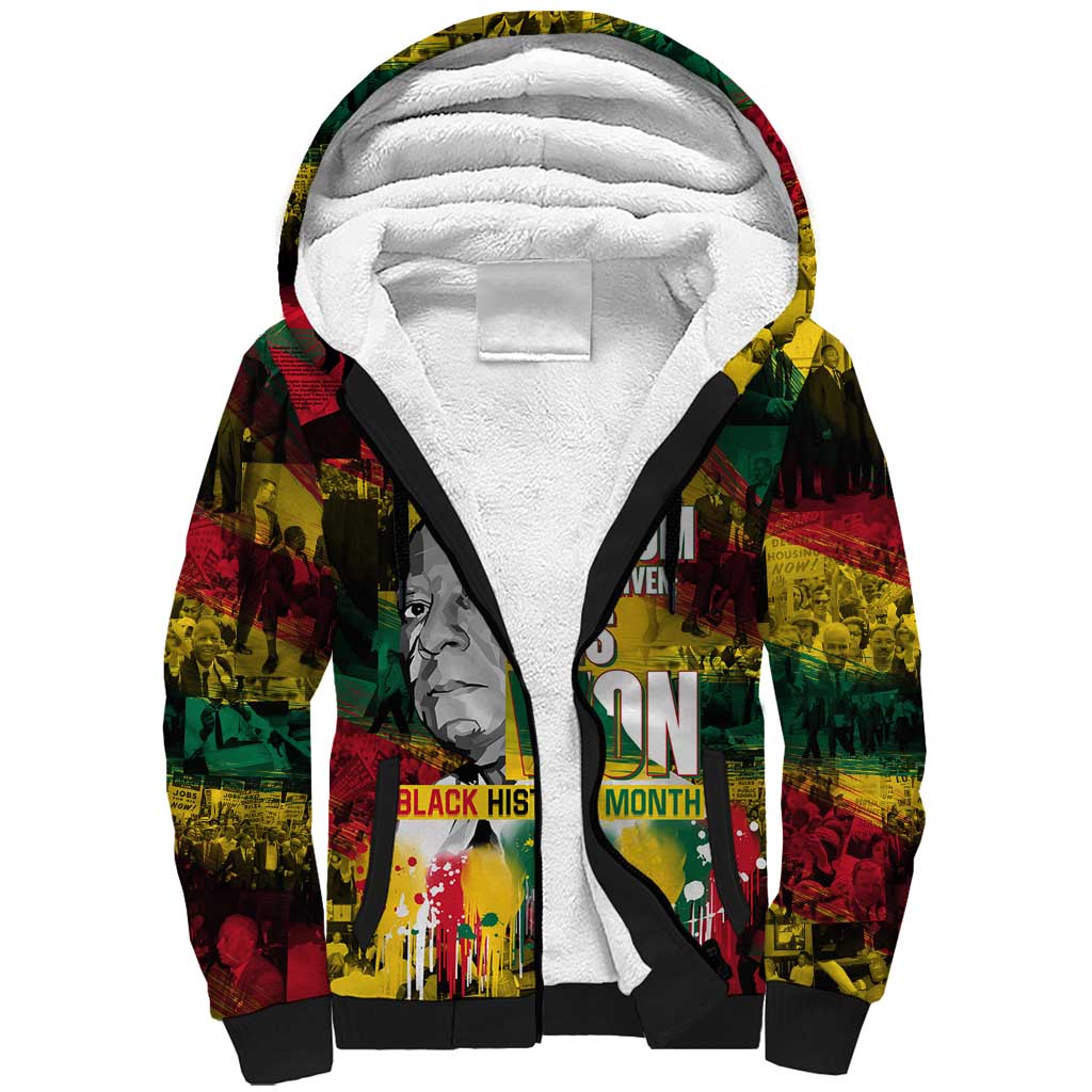 Freedom Is Never Given It Is Won Sherpa Hoodie Asa Philip Randolph