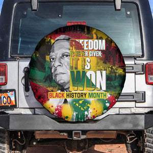 Freedom Is Never Given It Is Won Spare Tire Cover Asa Philip Randolph