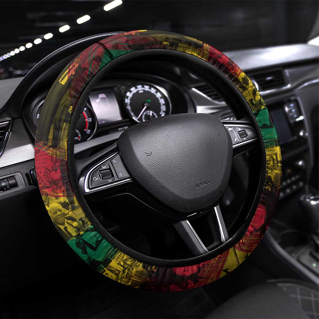 Freedom Is Never Given It Is Won Steering Wheel Cover Asa Philip Randolph