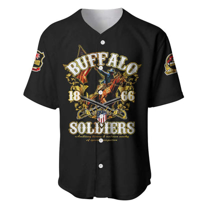 Buffalo Soldiers Baseball Jersey American American Legend 1866-1944