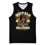 Buffalo Soldiers Basketball Jersey American American Legend 1866-1944 DT02