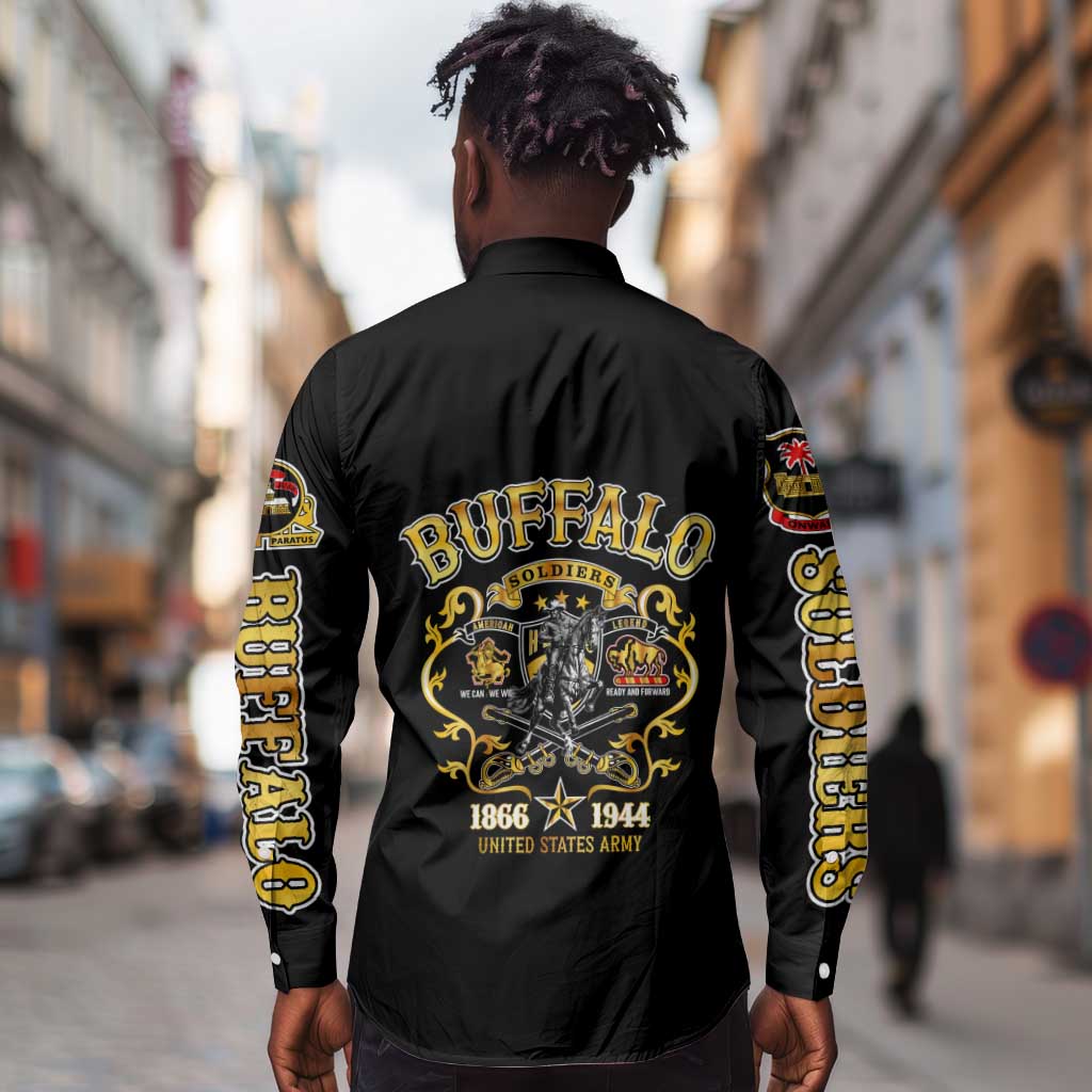 Buffalo Soldiers Long Sleeve Button Shirt American American Legend 1866-1944