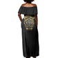 Buffalo Soldiers Off Shoulder Maxi Dress American American Legend 1866-1944