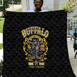 Buffalo Soldiers Quilt American American Legend 1866-1944