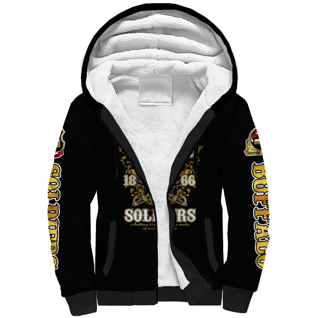 Buffalo Soldiers Sherpa Hoodie American American Legend 1866-1944