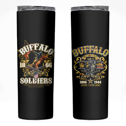 Buffalo Soldiers Skinny Tumbler American American Legend 1866-1944