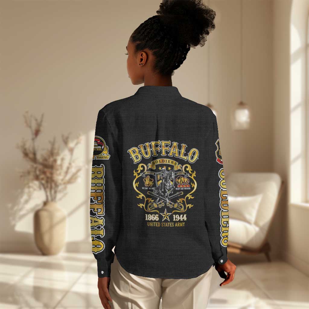 Buffalo Soldiers Women Casual Shirt American American Legend 1866-1944