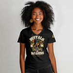 Buffalo Soldiers Women V-Neck T-Shirt American American Legend 1866-1944