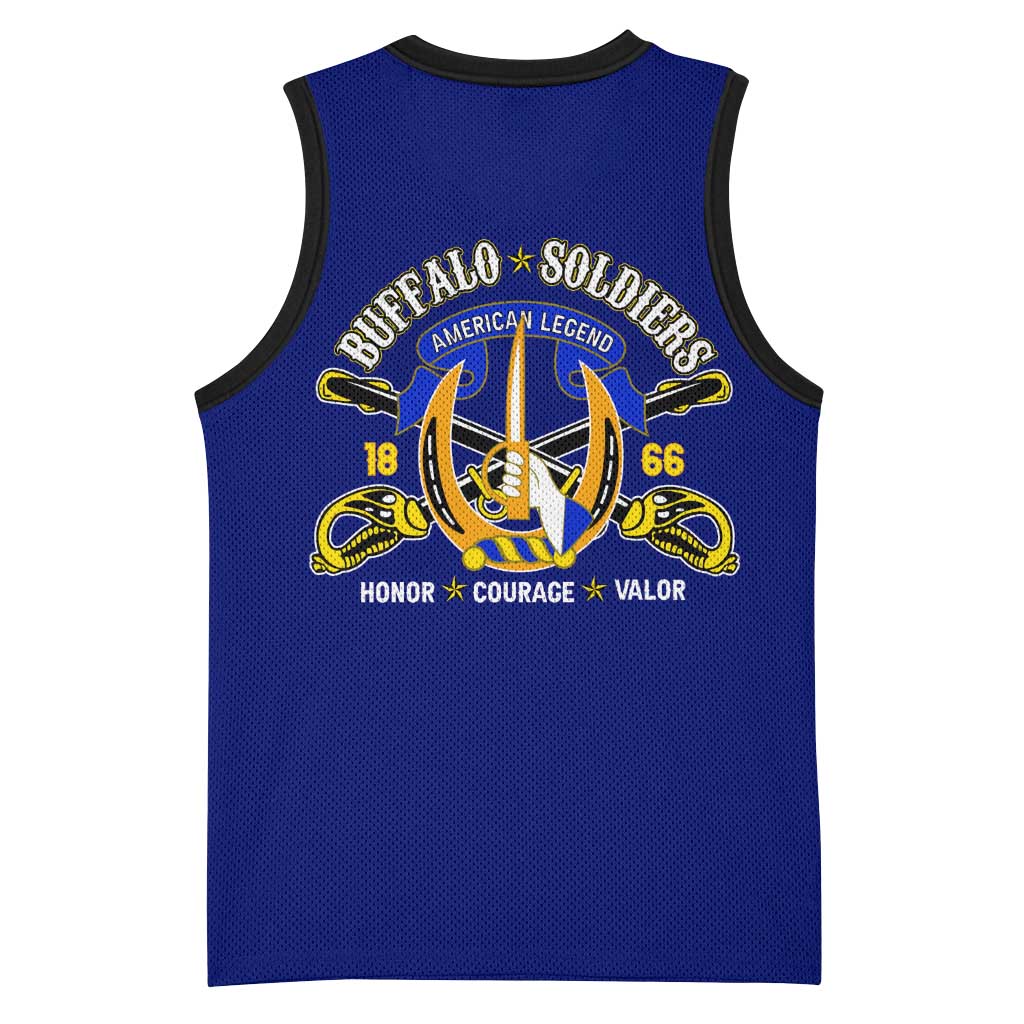 We Can We Will Buffalo Soldiers Basketball Jersey Us Army Ready and Forward DT02