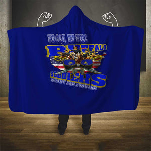 We Can We Will Buffalo Soldiers Hooded Blanket Us Army Ready and Forward