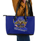 We Can We Will Buffalo Soldiers Leather Tote Bag Us Army Ready and Forward