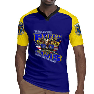 We Can We Will Buffalo Soldiers Rugby Jersey Us Army Ready and Forward