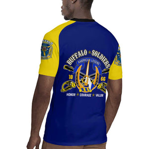 We Can We Will Buffalo Soldiers Rugby Jersey Us Army Ready and Forward