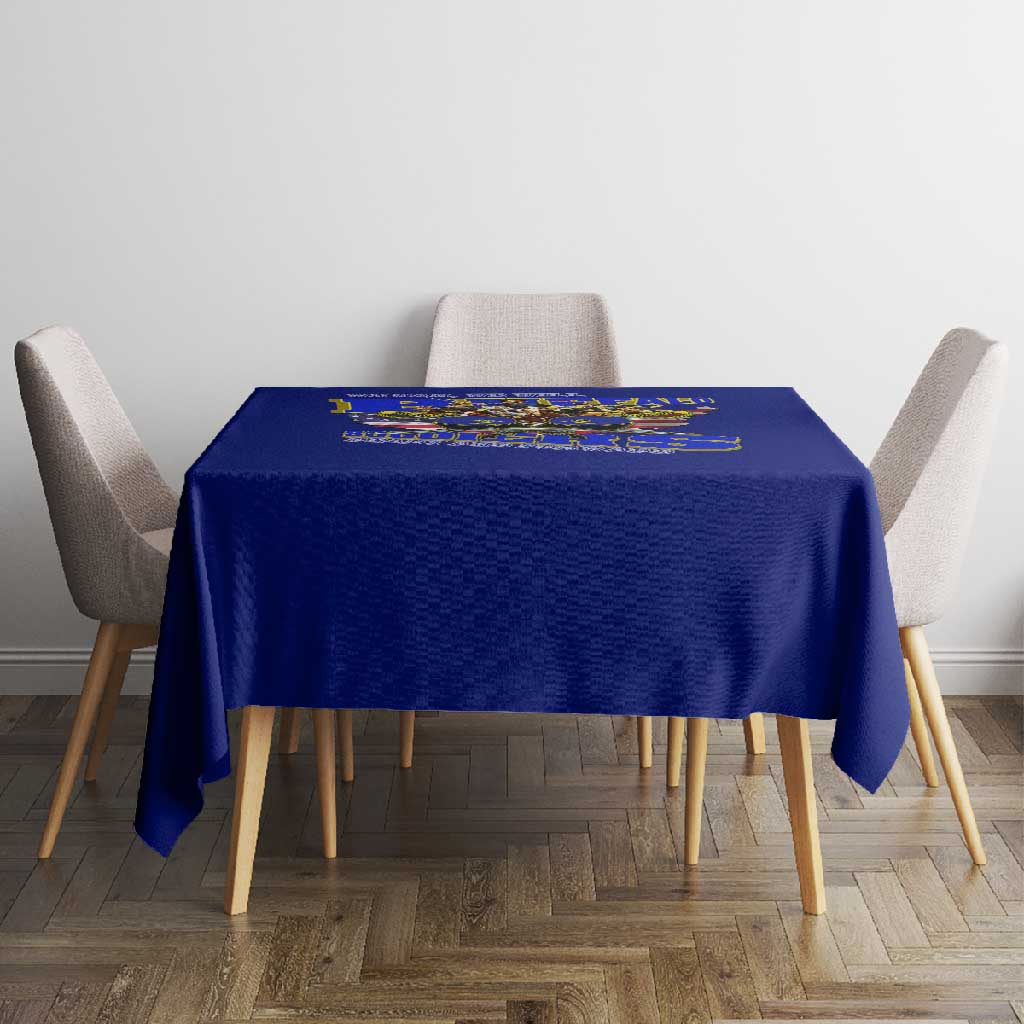 We Can We Will Buffalo Soldiers Tablecloth Us Army Ready and Forward