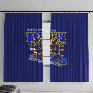 We Can We Will Buffalo Soldiers Window Curtain Us Army Ready and Forward