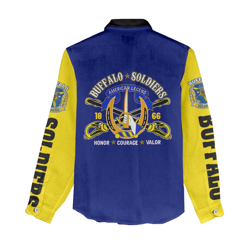 We Can We Will Buffalo Soldiers Women Casual Shirt Us Army Ready and Forward